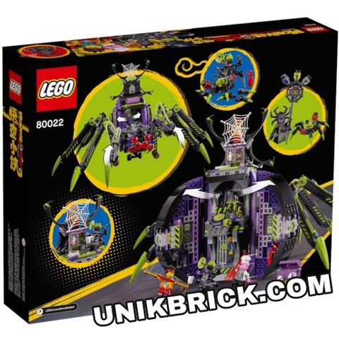  [HÀNG ĐẶT/ ORDER] LEGO Monkie Kid 80022 Spider Queen’s Arachnoid Base 