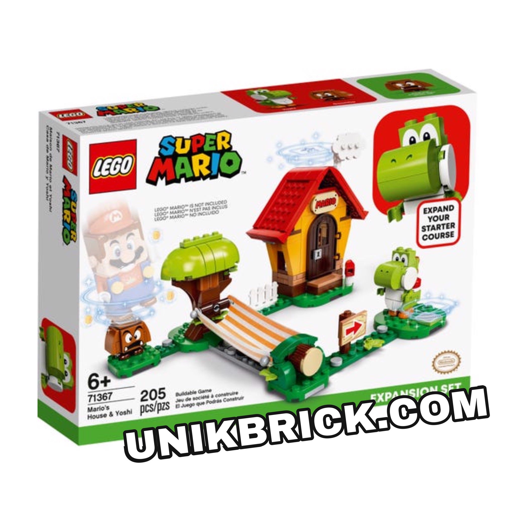 [HÀNG ĐẶT/ ORDER] LEGO Super Mario 71367  Mario’s House & Yoshi Expansion Set