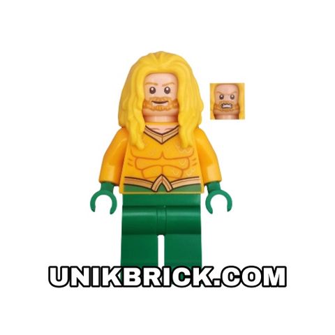  [ORDER ITEMS] LEGO Aquaman Yellow Long Hair 