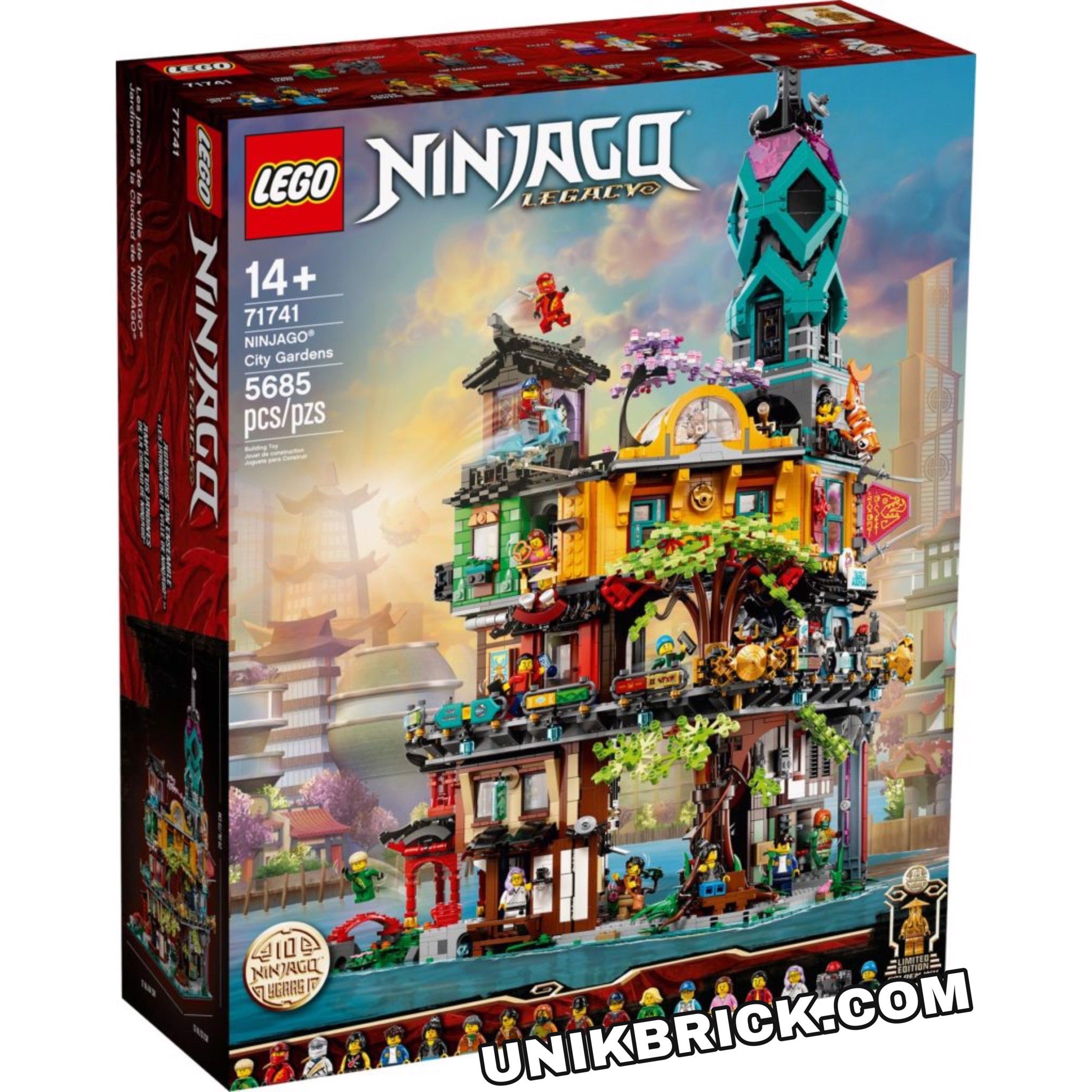 [CÓ HÀNG] LEGO Ninjago 71741 NINJAGO City Gardens