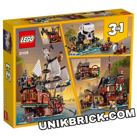  [CÓ HÀNG] LEGO Creator 31109 Pirate Ship 3 IN 1 