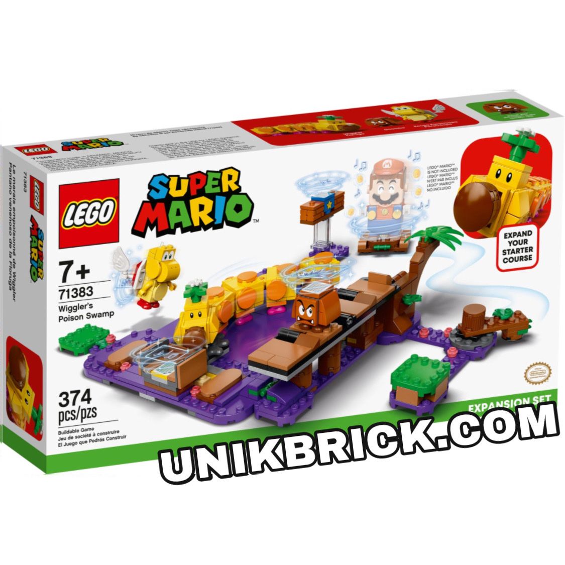 [HÀNG ĐẶT/ ORDER] LEGO Super Mario 71383 Wiggler’s Poison Swamp Expansion Set