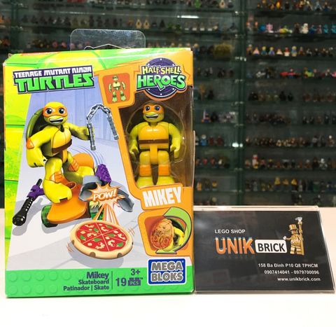  MEGA BLOKS Ninja Turtles Mikey Skateboard 