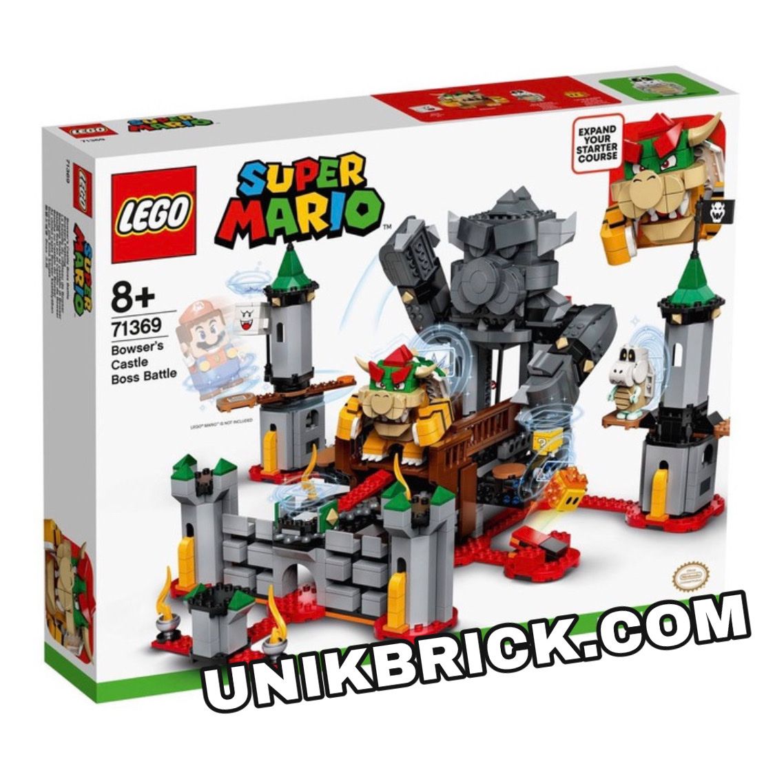 [CÓ HÀNG] LEGO Super Mario 71369 Bowser's Castle Boss Battle Expansion Set