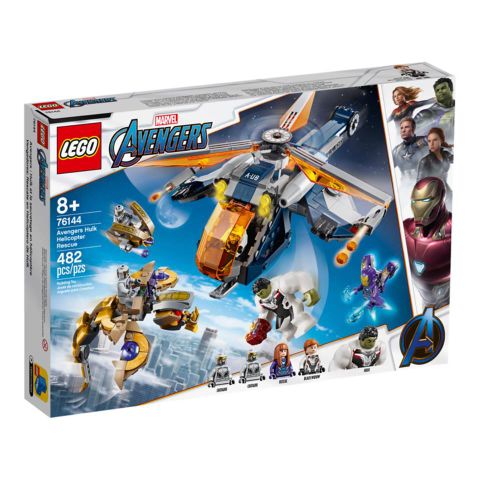  [HÀNG ĐẶT/ ORDER] LEGO Marvel Super Heroes 76144 Hulk Helicopter Rescue 