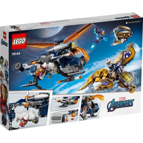  [HÀNG ĐẶT/ ORDER] LEGO Marvel Super Heroes 76144 Hulk Helicopter Rescue 