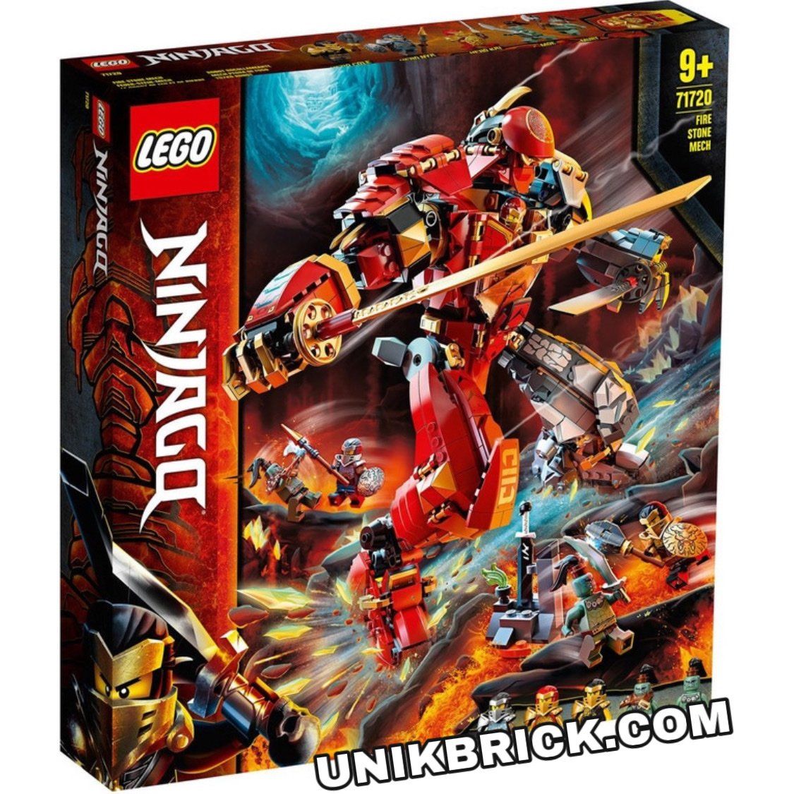 [CÓ HÀNG] LEGO Ninjago 71720 Fire Stone Mech