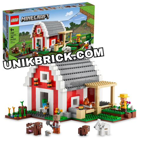  [HÀNG ĐẶT/ ORDER] LEGO Minecraft 21187 The Red Barn 