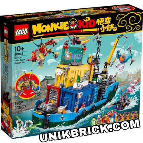  [HÀNG ĐẶT/ ORDER] LEGO 80013 Monkie Kid's Team Secret HQ 