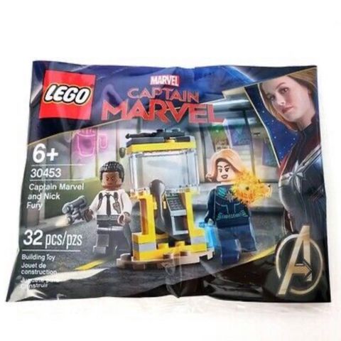  [CÓ HÀNG] LEGO 30453 Captain Marvel and Nick Fury Polybag 