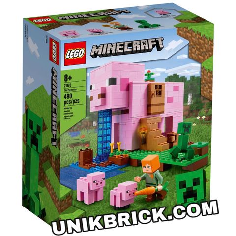  [HÀNG ĐẶT/ ORDER] LEGO Minecraft 21170 The Pig House 