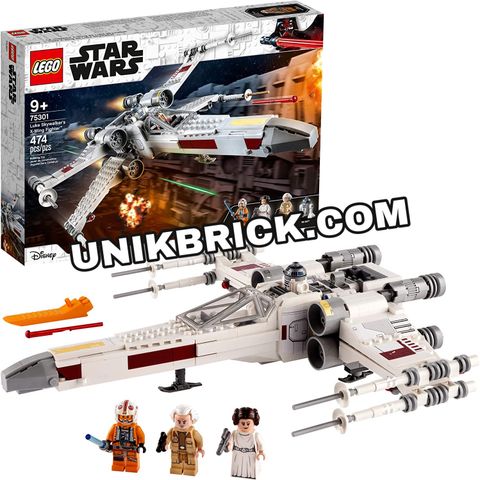  [CÓ HÀNG] LEGO Star Wars 75301 Luke Skywalker’s X-Wing Fighter 