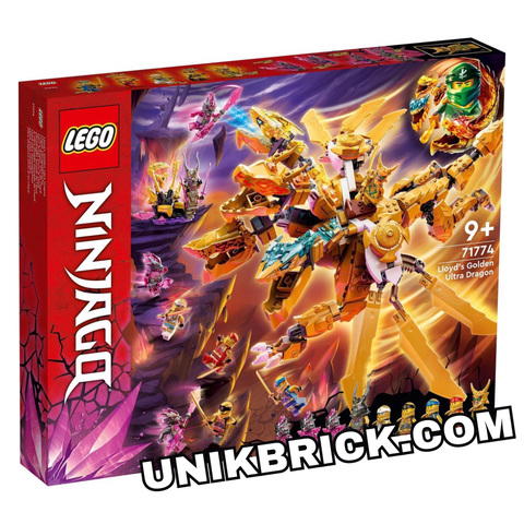  [CÓ HÀNG] LEGO Ninjago 71774 Lloyd’s Golden Ultra Dragon 