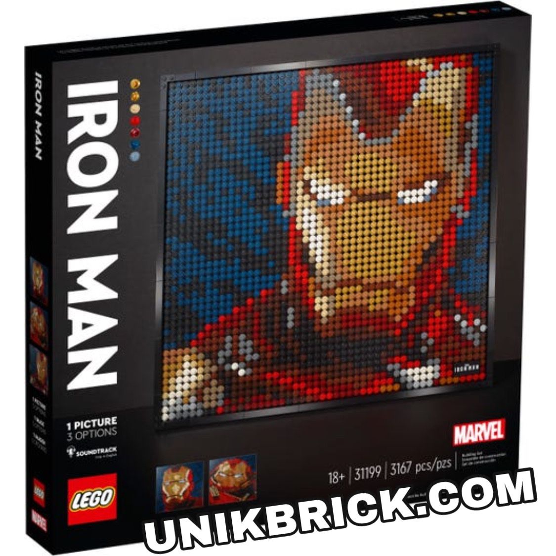 [CÓ HÀNG] LEGO Art 31199 Marvel Studios Iron Man
