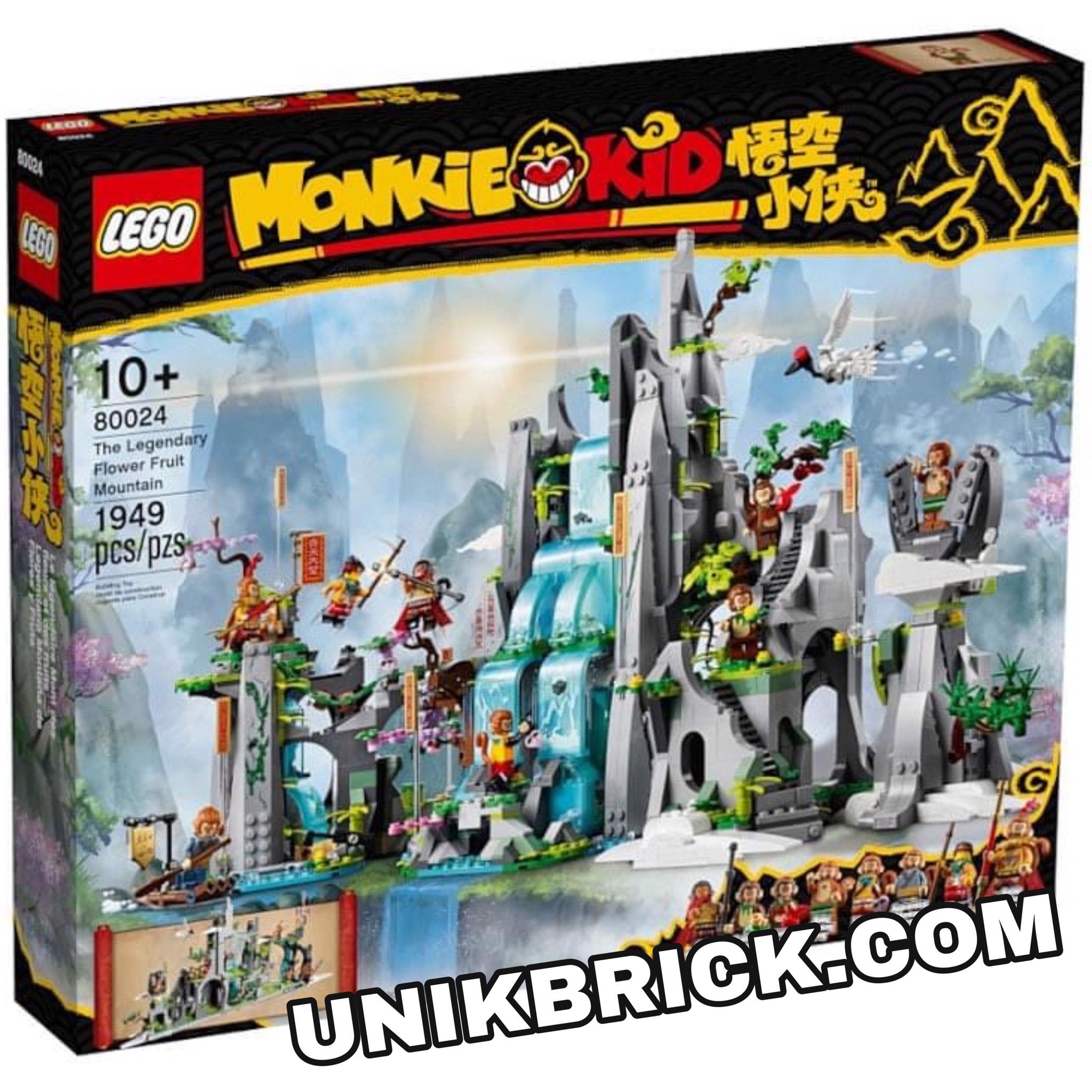 [CÓ HÀNG] LEGO Monkie Kid 80024 The Legendary Flower Fruit Mountain