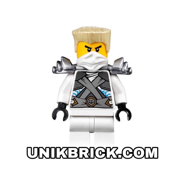 LEGO Ninjago Zane Minifigure Rebooted Stone Warrior Armour Nindroid 70728 njo106