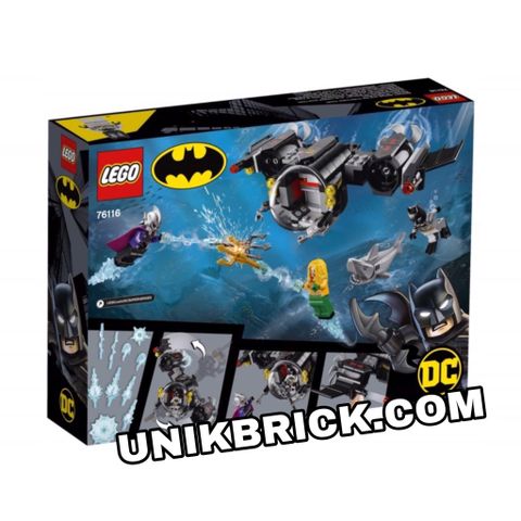  [CÓ HÀNG] LEGO DC Super Heroes 76116 Batman Batsub and the Underwater Clash 