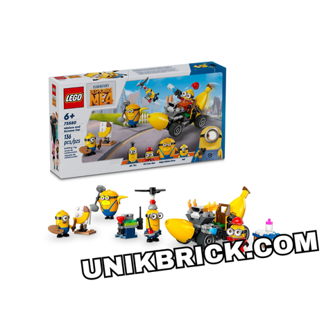  [HÀNG ĐẶT/ ORDER] LEGO Despicable Me 75580 Minions and Banana Car 