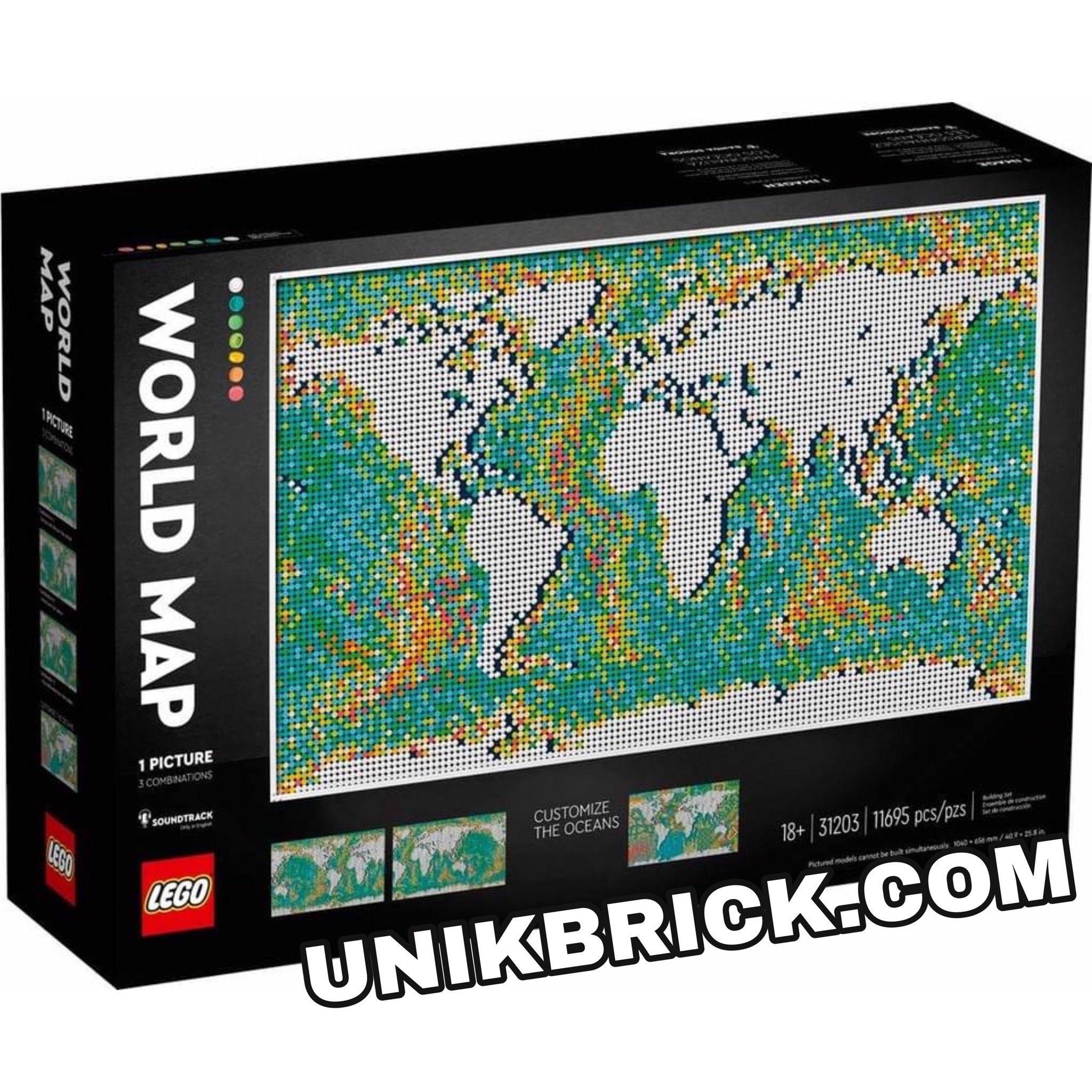 [CÓ HÀNG] LEGO Art 31203 World Map