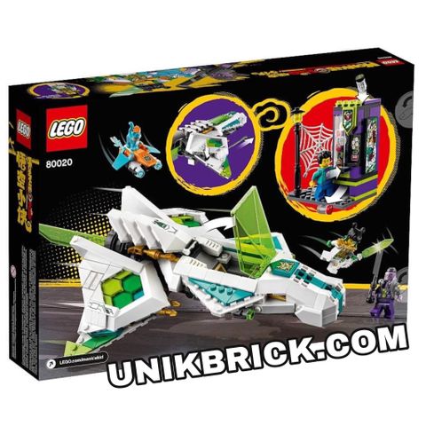  [HÀNG ĐẶT/ ORDER] LEGO Monkie Kid 80020 White Dragon Horse Jet 