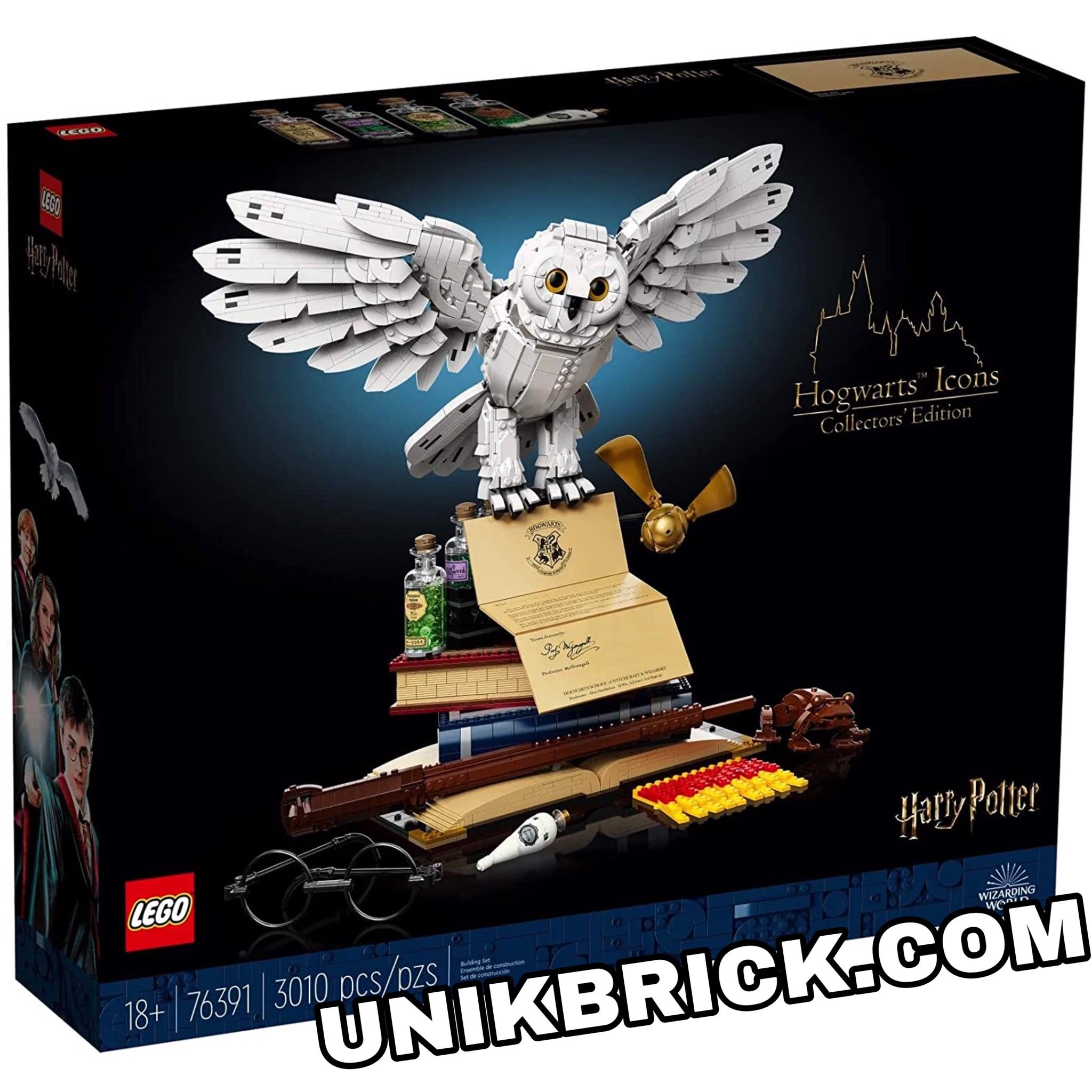 [HÀNG ĐẶT/ ORDER] LEGO Harry Potter 76391 Hogwarts Icons Collectors' Edition Hedwig