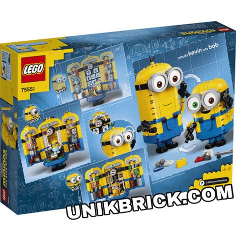  [CÓ HÀNG] LEGO Minions 75551 Brick built Minions and their Lair 