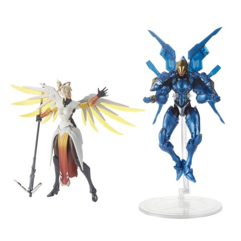  [CÓ HÀNG] Hasbro Overwatch Ultimates Mercy and Pharah 6 Inch Action Figure 