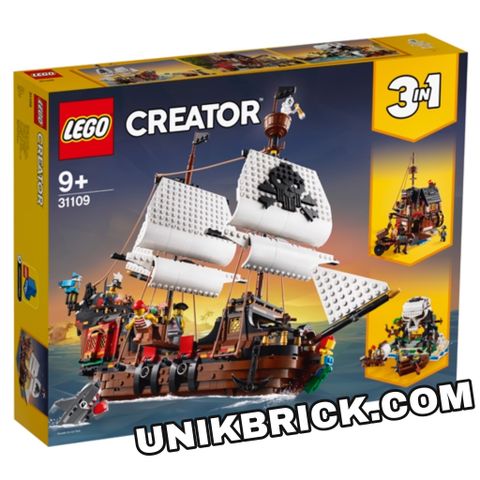  [CÓ HÀNG] LEGO Creator 31109 Pirate Ship 3 IN 1 