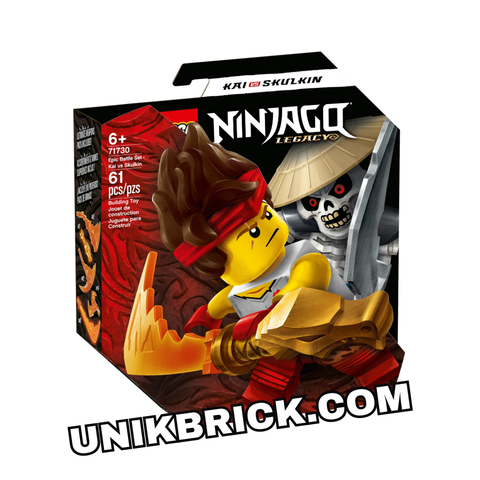  [CÓ HÀNG] LEGO Ninjago 71730 Epic Battle Set Kai vs Skulkin 