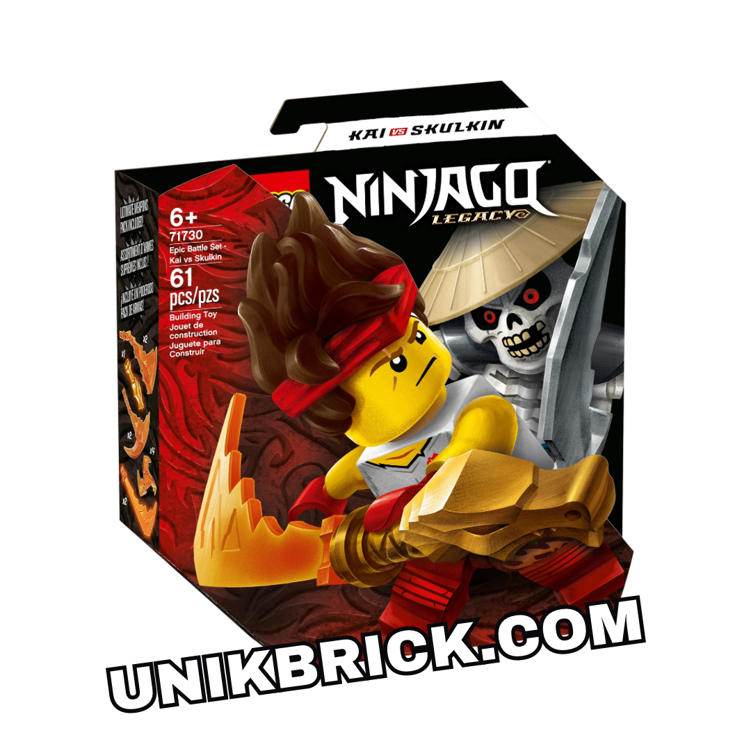 [CÓ HÀNG] LEGO Ninjago 71730 Epic Battle Set Kai vs Skulkin