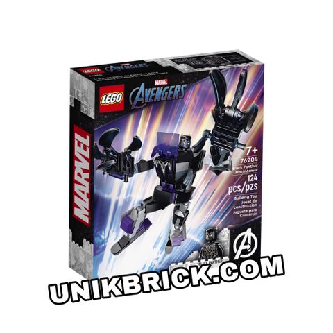  [CÓ HÀNG] LEGO Marvel 76204 Black Panther Mech Armour 