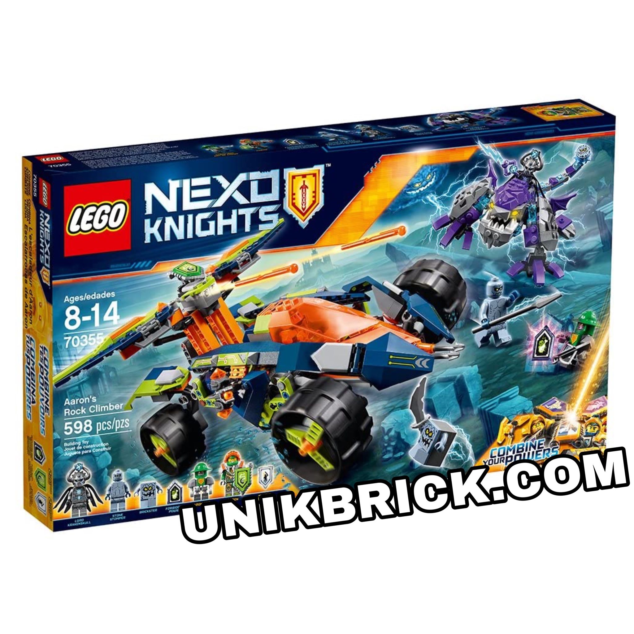 [HÀNG ĐẶT/ ORDER] LEGO Nexo Knights 70355 Aaron's Rock Climber