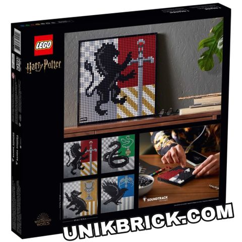  [HÀNG ĐẶT/ ORDER] LEGO Art 31201 Harry Potter Hogwarts Crests 