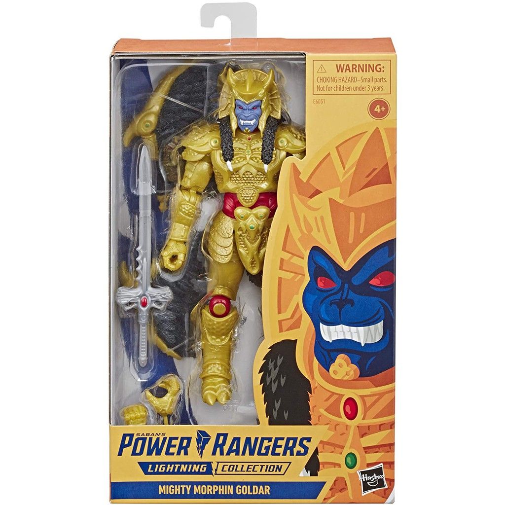 [CÓ HÀNG] Hasbro Power Rangers Lightning Collection 6 Inch Goldar Collectible Action Figure Exclusive