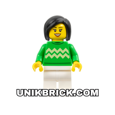  [ORDER ITEMS] LEGO Woman Bright Green Sweater 
