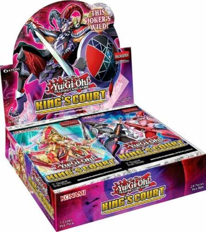  [HÀNG ĐẶT/ ORDER] Konami Yugioh TCG King's Court Sealed 1st Edition Booster Box 