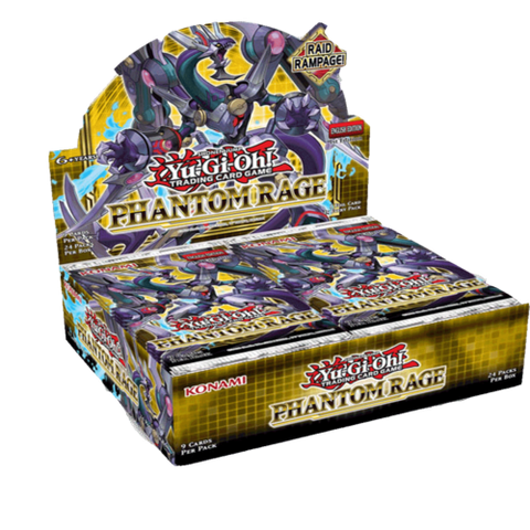  [HÀNG ĐẶT/ ORDER] Konami Yugioh TCG Phantom Rage 1st Edition Booster Box 