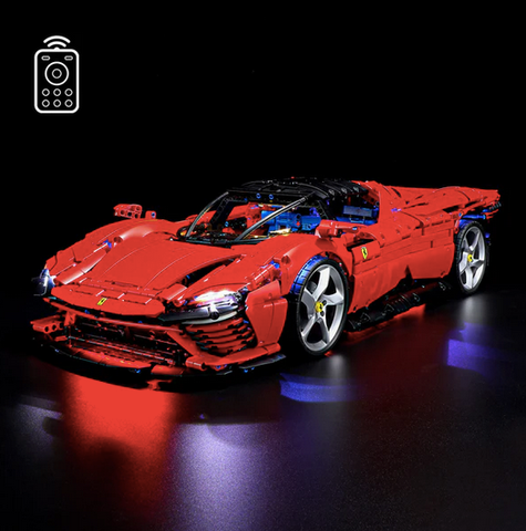  [HÀNG ĐẶT/ ORDER] Briksmax Light Kit For Lego Ferrari Daytona SP3 42143 