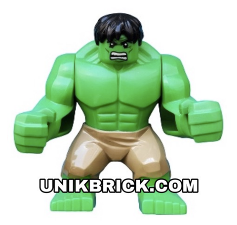  [CÓ HÀNG] LEGO Marvel Hulk with Black Hair and Dark Tan Pants 