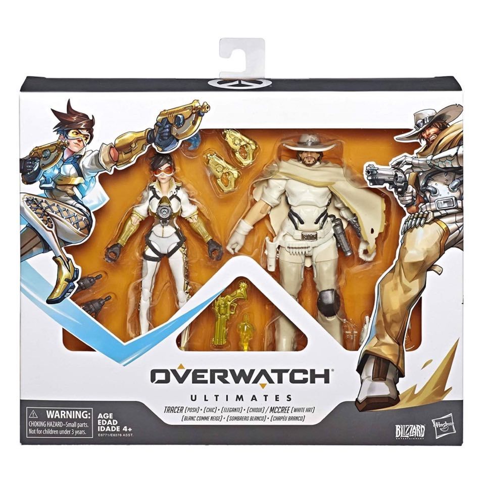 [CÓ HÀNG] Hasbro Overwatch Ultimates Tracer and McCree 6 Inch Action Figure