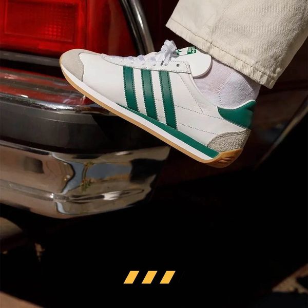 Giày adidas Country OG – Cloud White Collegiate Green – IF2856