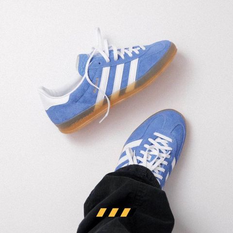 Giày adidas Gazelle Indoor – Blue Fusion Gum (W) – HQ8717