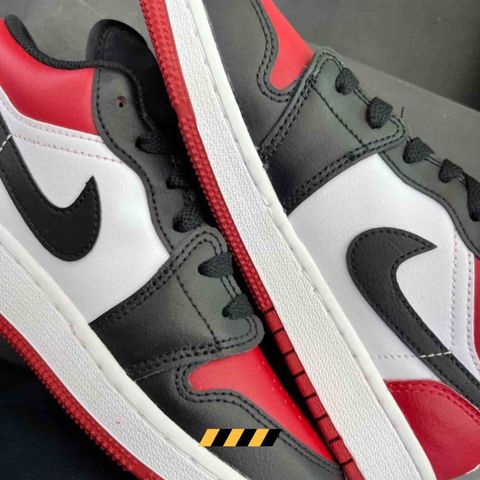 Giày Nike Air Jordan 1 Low – Bred Toe (GS) – 553560-612