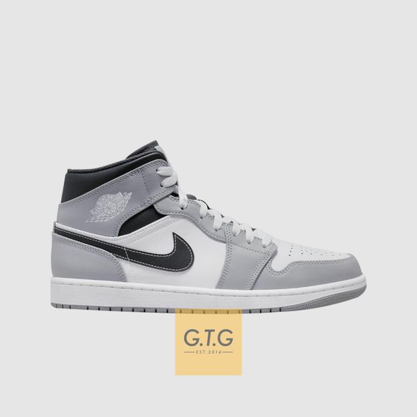 Giày Nike Air Jordan 1 Mid – Light Smoke Grey – 554724-078