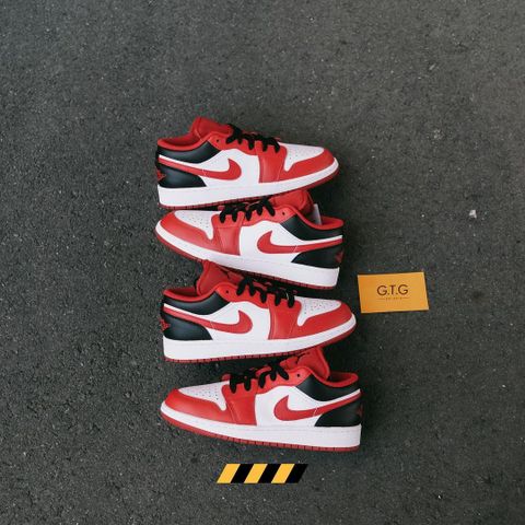 Giày Air Jordan 1 Low – Chicago Bulls – 553558-163