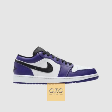 Giày Nike Air Jordan 1 Low – Court Purple White – 553558-500