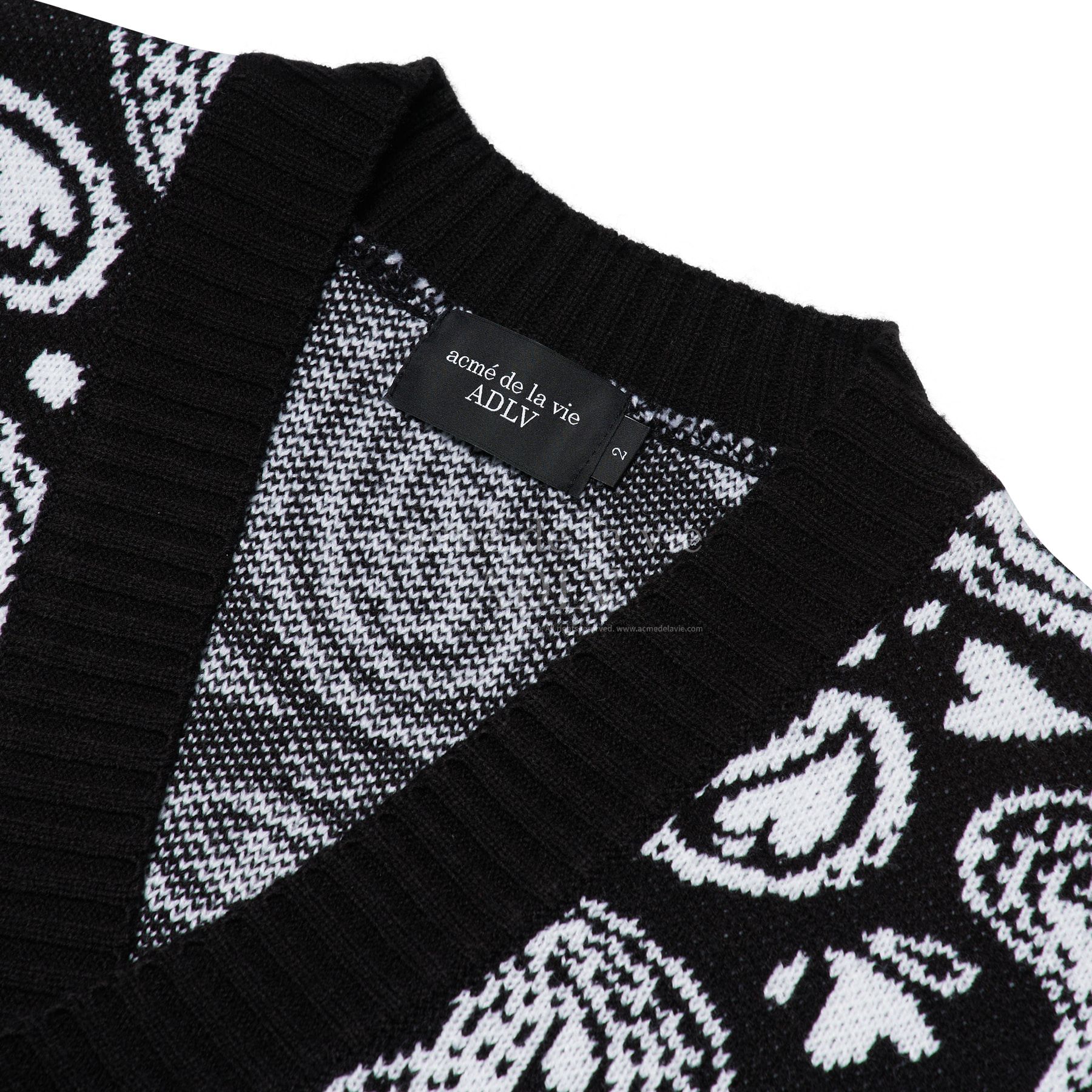  Áo Cardigan ADLV PAISLEY CARDIGAN BLACK 