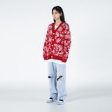  Áo Cardigan ADLV PAISLEY CARDIGAN RED 