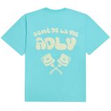  Áo thun ADLV - Acmé de la vie - ADLV MARSHMALLOW SHORT SLEEVE T-SHIRT - SKYBLUE 