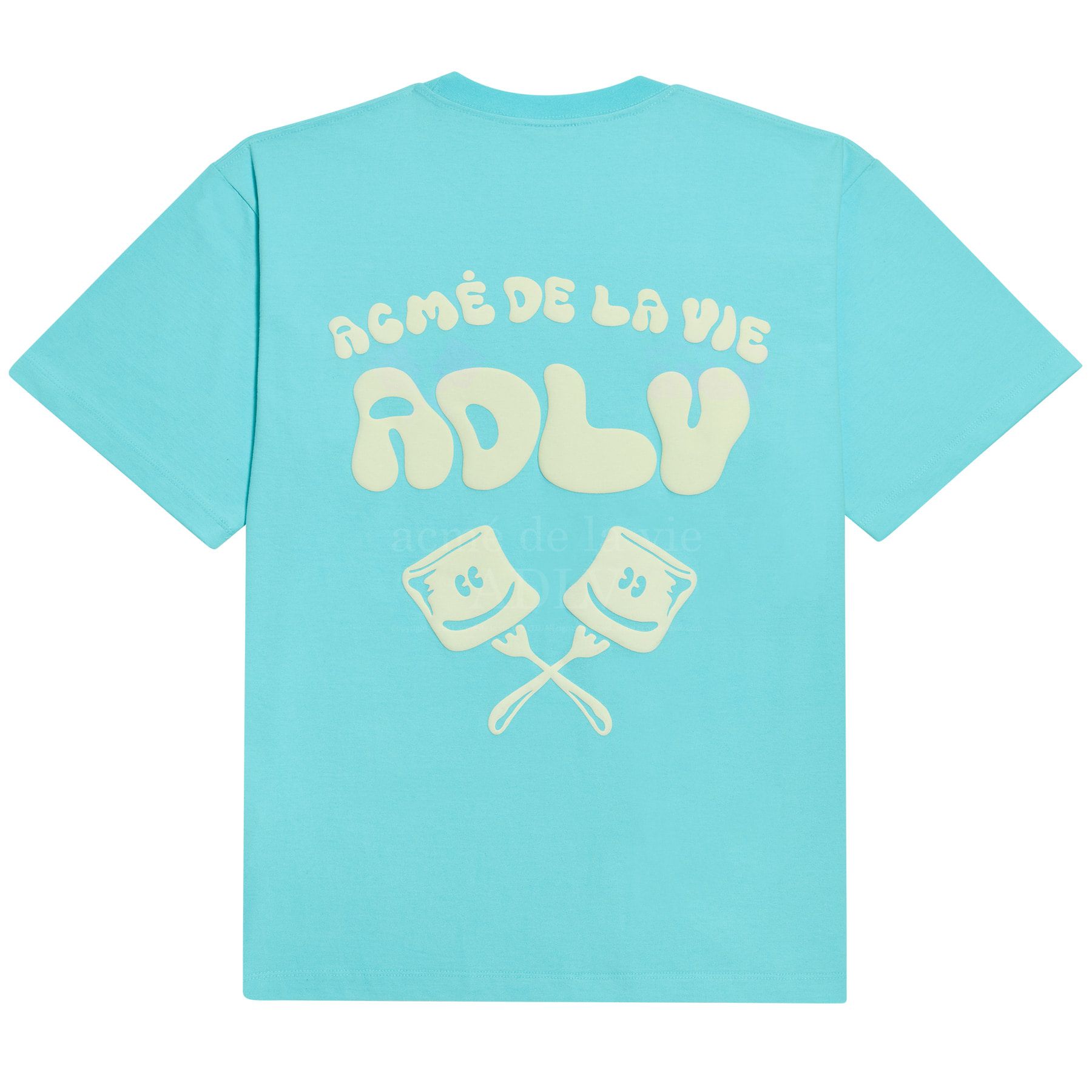  Áo thun ADLV - Acmé de la vie - ADLV MARSHMALLOW SHORT SLEEVE T-SHIRT - SKYBLUE 